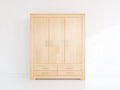 Armadio-Legno-150x55x185 cm-legno chiaro-classico