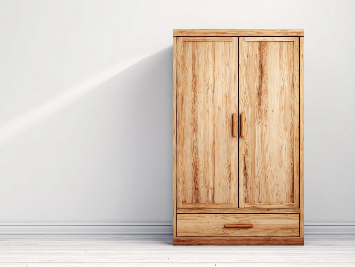 Armadio-Legno-110x50x175 cm-legno naturale-rustico